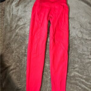 PINK Victoria's Secret Bright Red Leggings